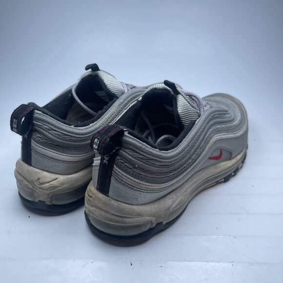 Nike Air Max 97 OG Men's Size 9 Sneaker Metallic 884421-001 (Missing insole READ - Picture 4 of 16